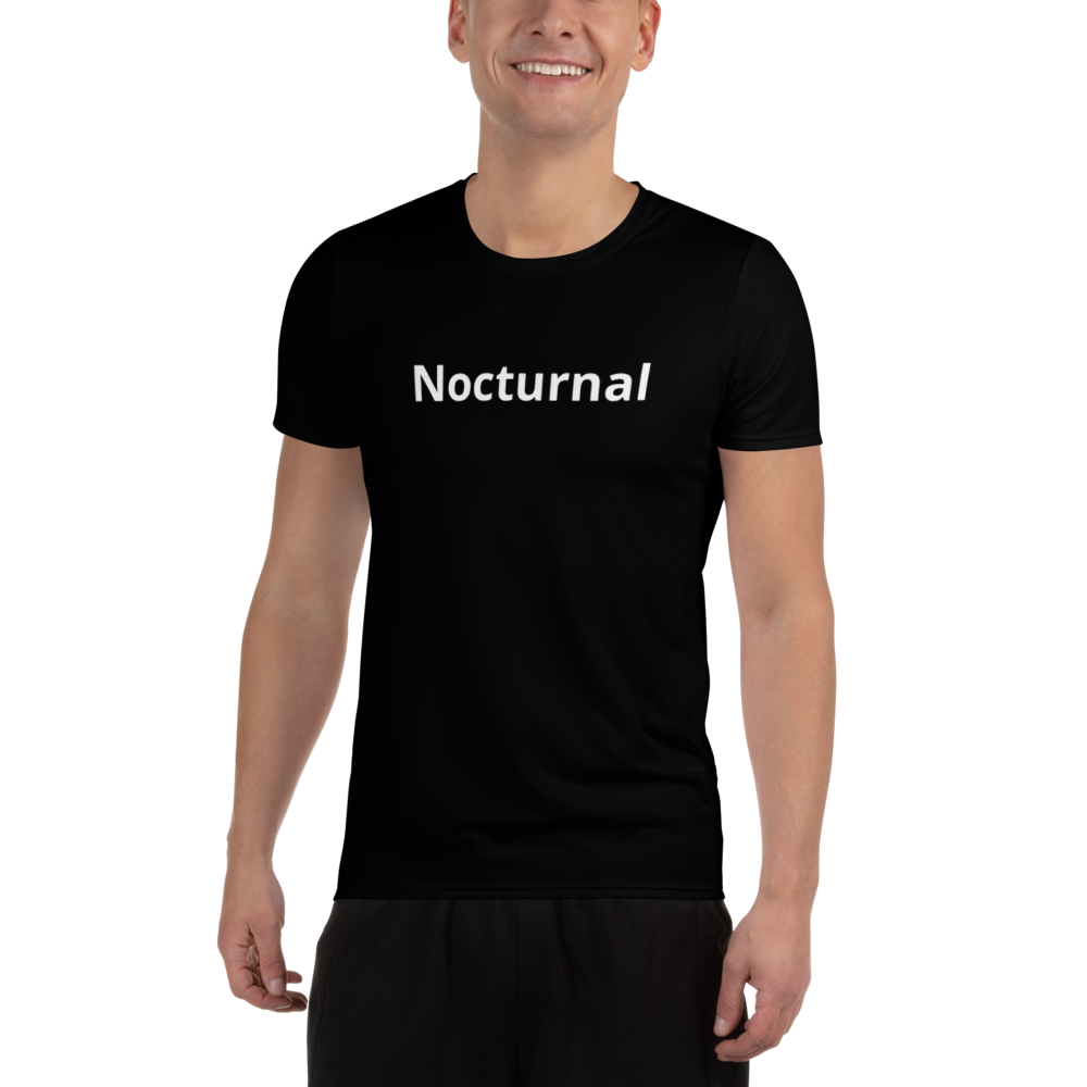 "Nocturnal" Men's Athletic T-shirt