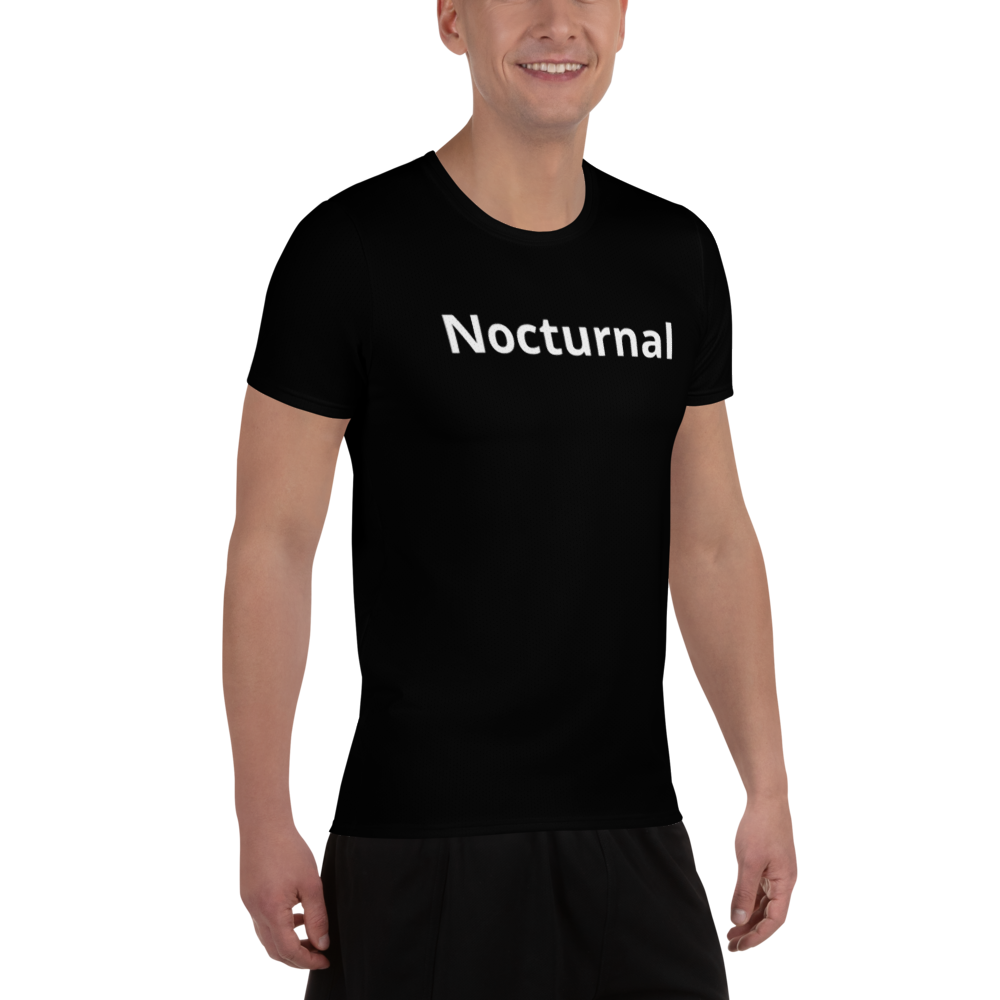 "Nocturnal" Men's Athletic T-shirt