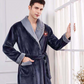 Couple's Flannel Pajamas And Home Wear