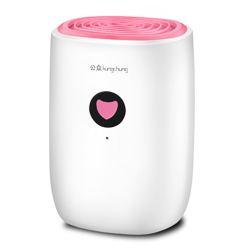 Mini Pink Design Dehumidifier for Bedroom, Office, and Basement