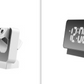 New 3D Projection Alarm Clock LED Mirror Clock Display With Snooze Function For Home Bedroom Office Desktop Table Clock