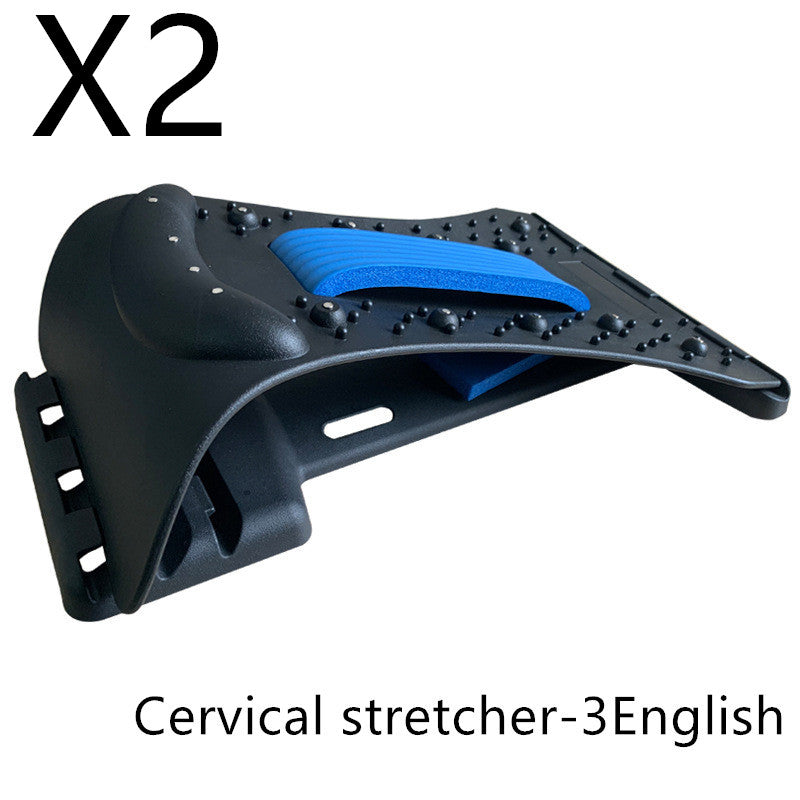 Neck Shoulder Stretcher Relaxer Cervical Chiropractic Traction Device Pillow For Pain Relief