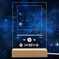 Customizable Photo Music Album Cover Night Light Carved Name Song Photo Frame