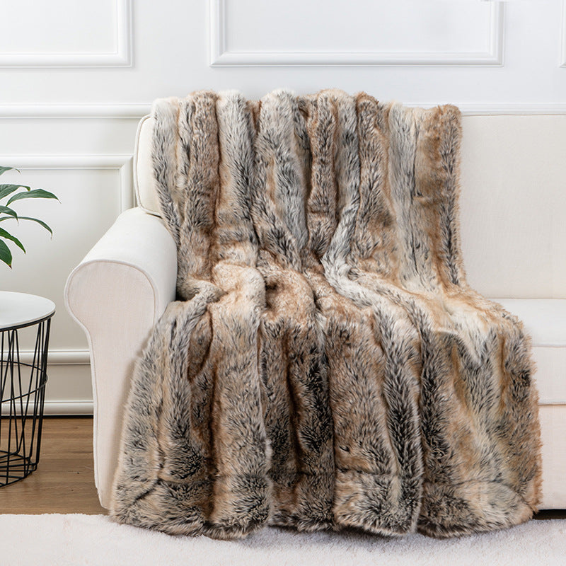 Luxury Faux Fur Throw Blanket